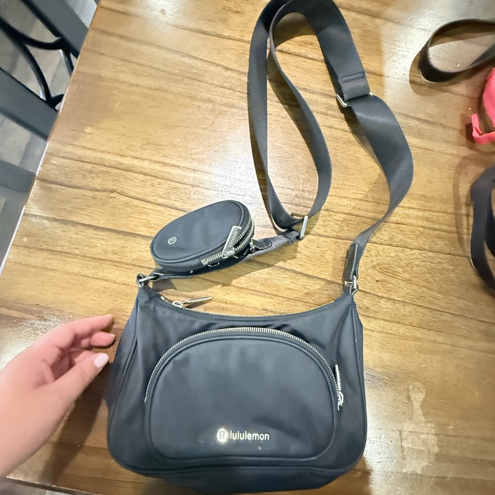 lululemon athletica Charcoal Crossbody Bag